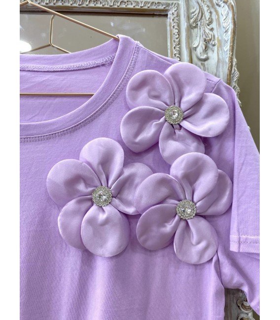 CAMISETA FLOR