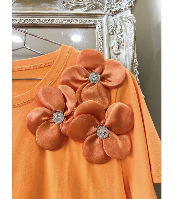 CAMISETA FLOR