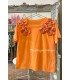 CAMISETA FLOR