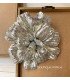 BROCHE FLOR PLATEADA