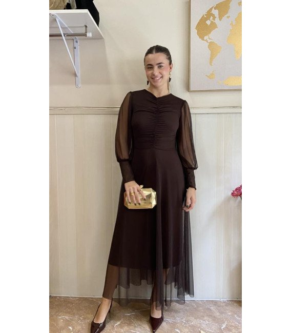 VESTIDO TRANSPARENCIAS
