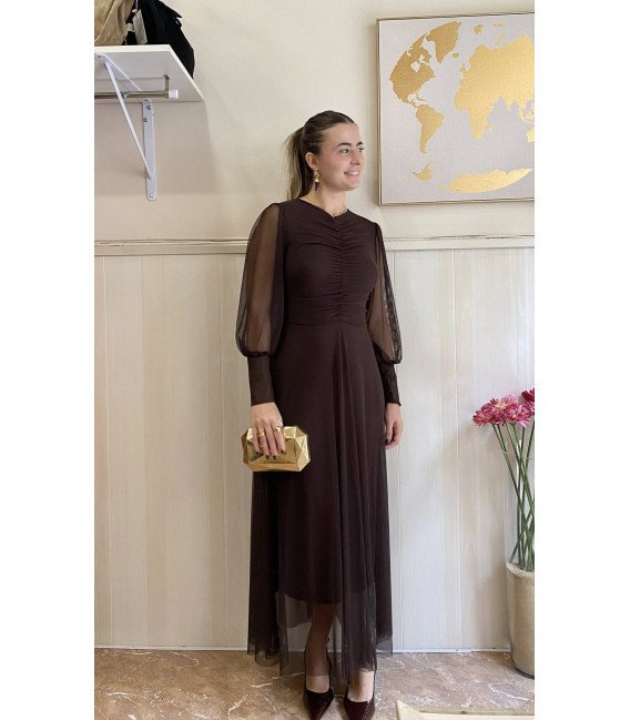VESTIDO TRANSPARENCIAS