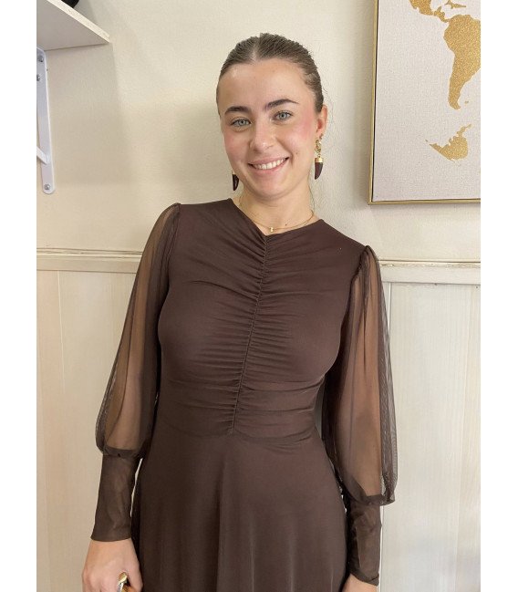VESTIDO TRANSPARENCIAS