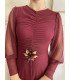 VESTIDO TRANSPARENCIAS
