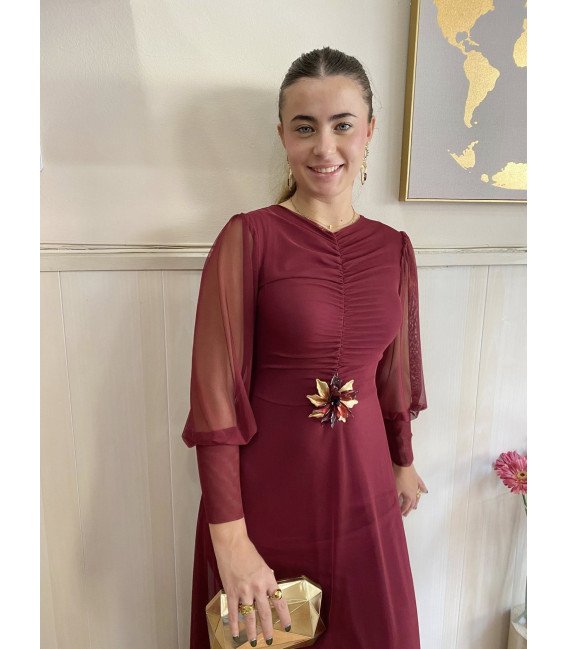 VESTIDO TRANSPARENCIAS