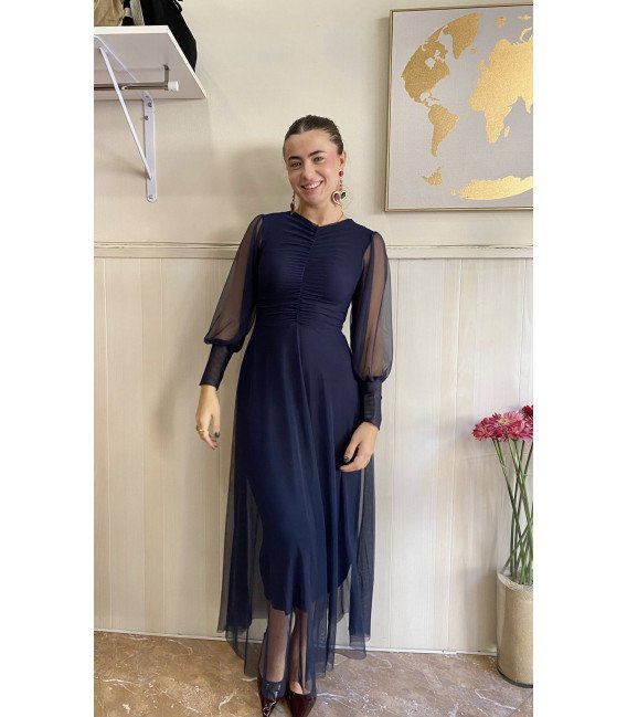 VESTIDO TRANSPARENCIAS