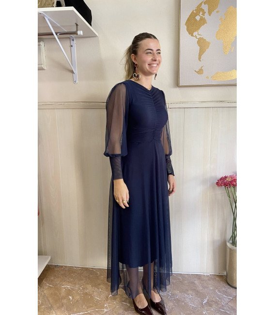VESTIDO TRANSPARENCIAS