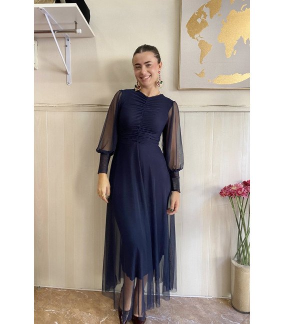 VESTIDO TRANSPARENCIAS
