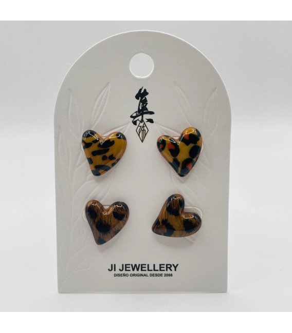 PENDIENTES CORAZONES