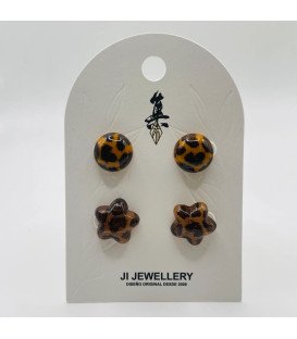 PENDIENTES ESTRELLA Y CIRCULO