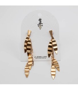 PENDIENTES LARGOS HOJAS
