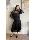 FALDA NEGRA PLISADA