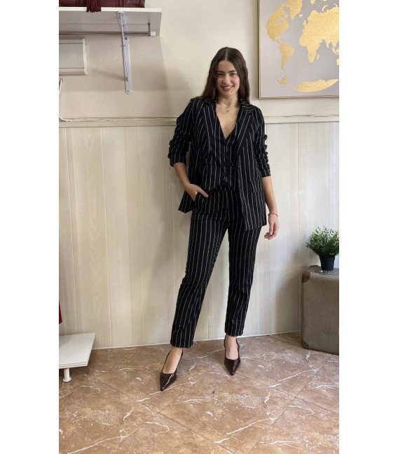 TRAJE TRES PIEZAS RAYA DIPLOMATICA