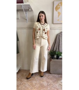 pantalon vaquero crop