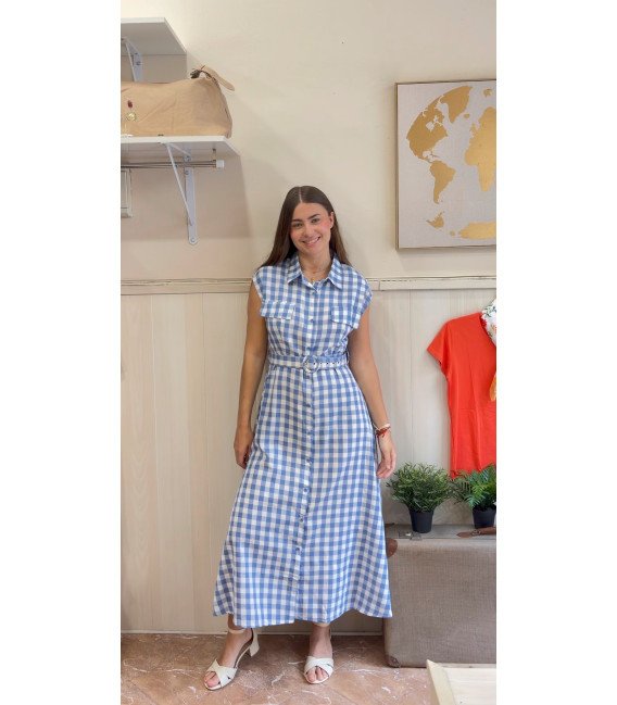 VESTIDO CUADROS