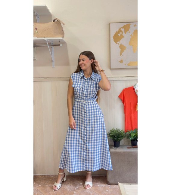 VESTIDO CUADROS