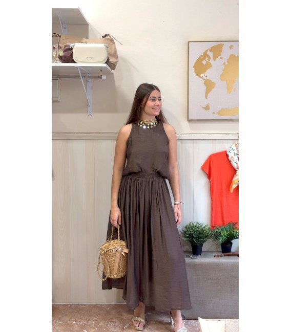 CONJUNTO TOP Y FALDA