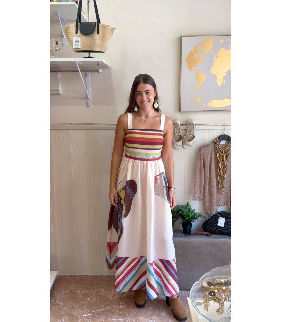 VESTIDO TIRANTAS MARIPOSA