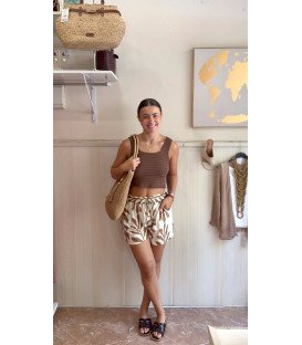 PANTALON CORTO ESTAMPADO