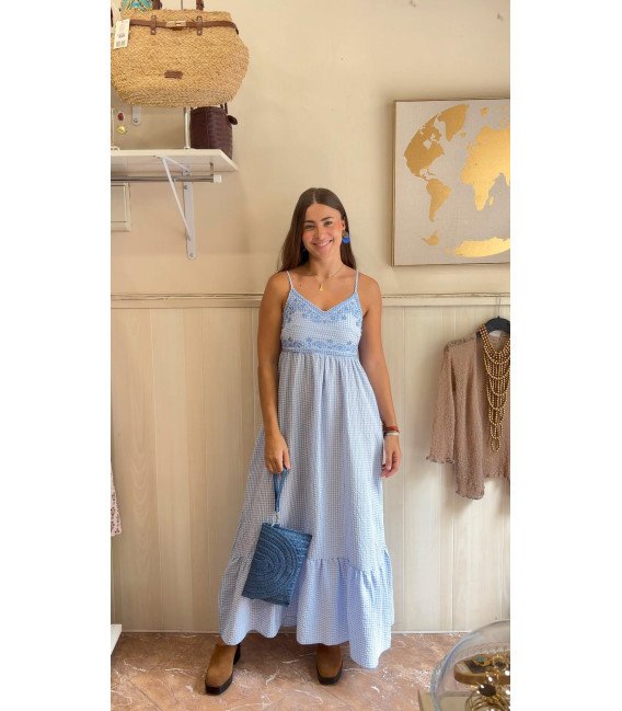 VESTIDO CUADROS
