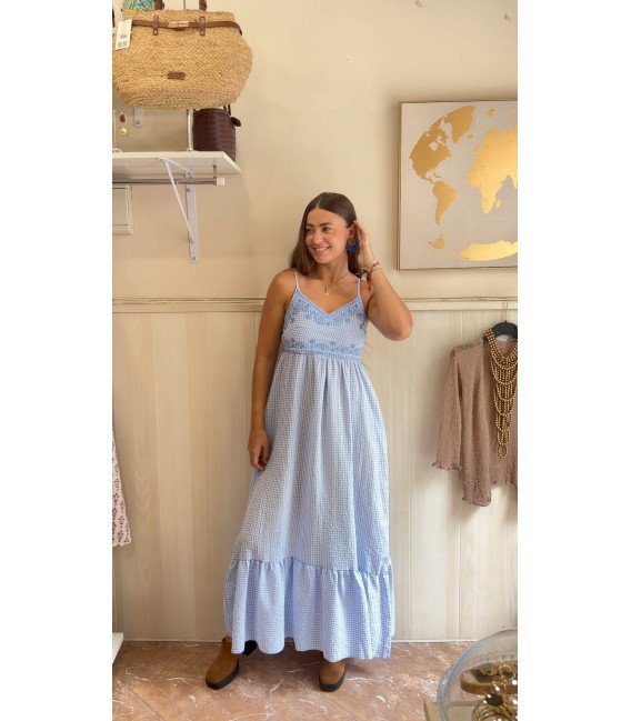 VESTIDO CUADROS