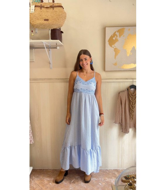 VESTIDO CUADROS