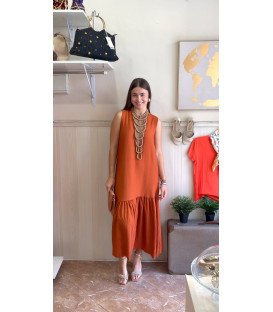 VESTIDO ESCOTE PICO
