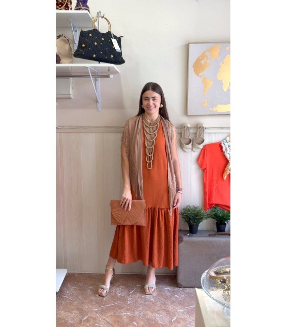 VESTIDO ESCOTE PICO