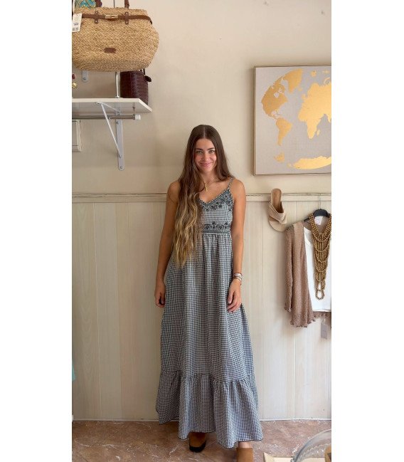 VESTIDO CUADROS