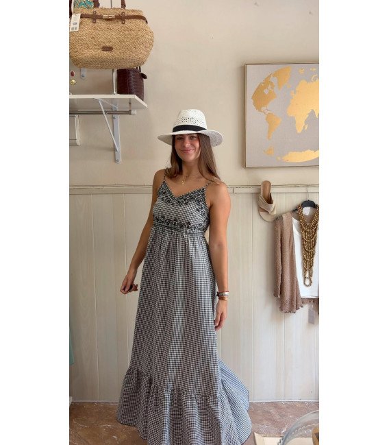 VESTIDO CUADROS