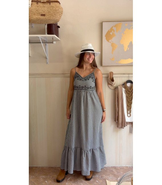 VESTIDO CUADROS