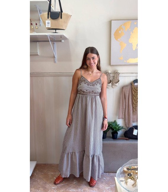 VESTIDO CUADROS