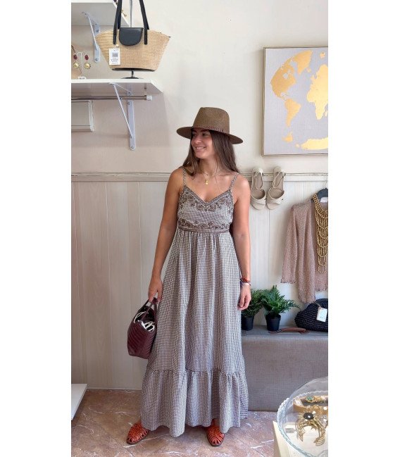 VESTIDO CUADROS