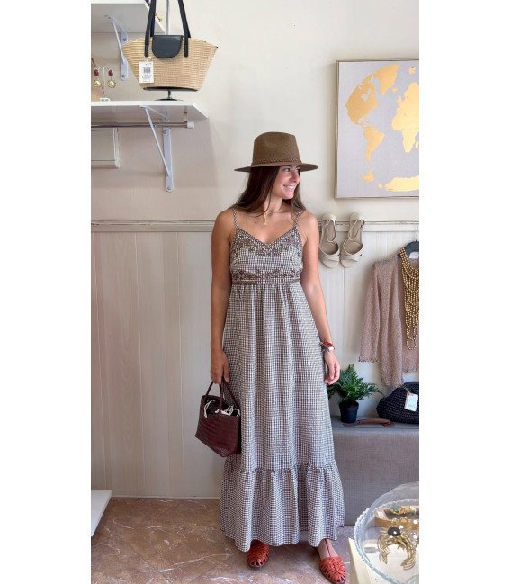 VESTIDO CUADROS