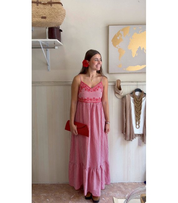 VESTIDO CUADROS