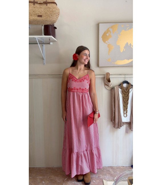 VESTIDO CUADROS