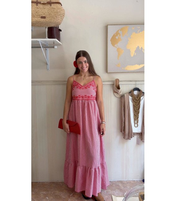 VESTIDO CUADROS